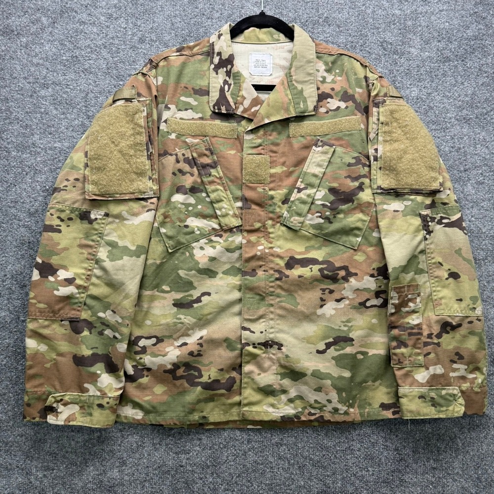 Army Combat Coat Unisex Medium Regular Multicam Ripstop Nylon Cotton